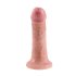 King Cock 6 dildó (15 cm) - natúr