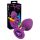 Colorful JOY - szilikon anál dildó - közepes (lila)