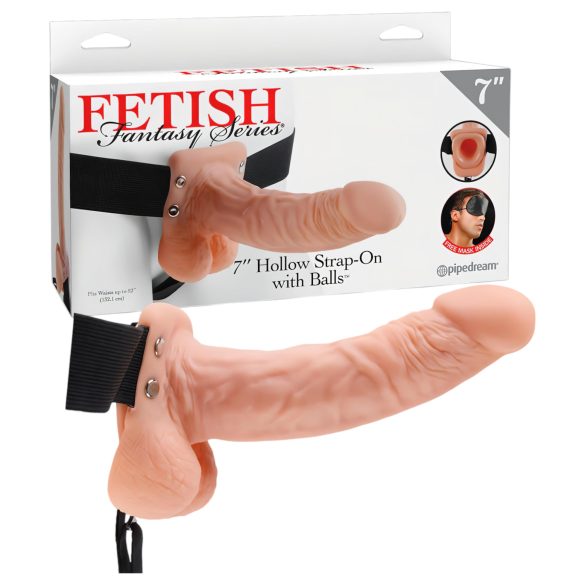 Fetish Strap-on 7 - felcsatolható dildó (natúr)