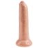 King Cock 9 - élethű dildó (23 cm) - natúr