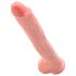 King Cock 14 herés nagy dildó (35cm) - natúr