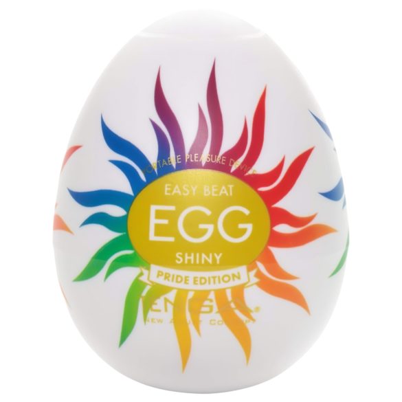 TENGA Egg Shiny Pride - maszturbációs tojás (1db)