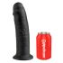 King Cock 10 - nagy tapadótalpas dildó (25cm) - fekete