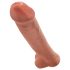 King Cock 15 - óriás dildó (38cm) - sötét natúr