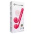 Snail Vibe Duo - akkus, 3in1 stimuláló vibrátor (pink)