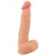 Natute Skin - dildó bőrrel - 25cm (natúr)