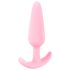 Cuties Mini Butt Plug - szilikon anál dildó - pink (2,1cm)