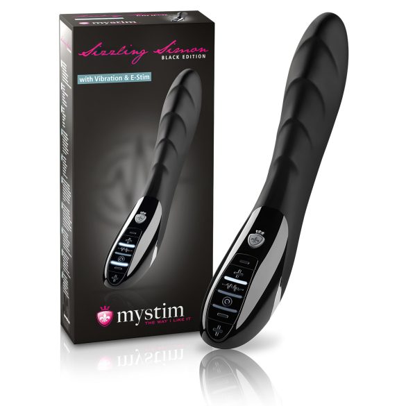 mystim Black Edition Sizzling Simon - elektro-stimulációs vibrátor