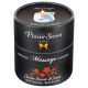 Plaisirs Secrets Red Wood - masszázsgyertya (80ml)