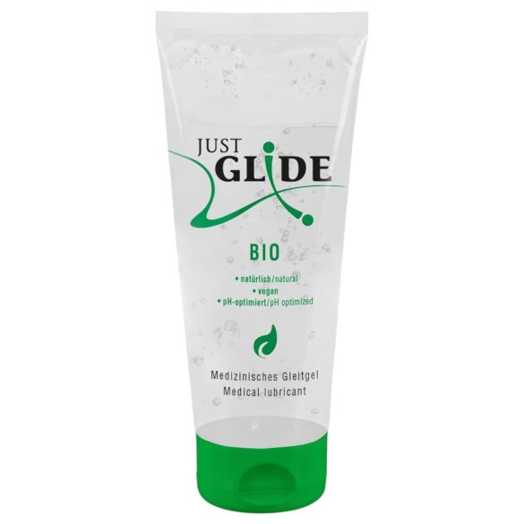 Just Glide Bio - vízbázisú vegán síkosító (200ml)