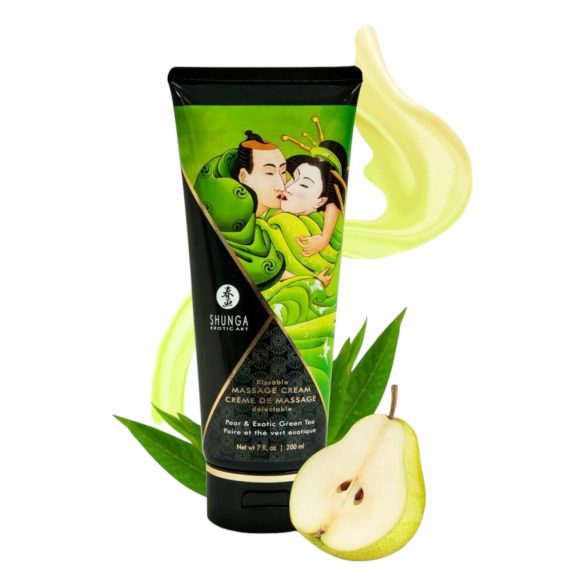 Shunga - masszázs krém - körte (200ml)