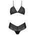 Passion Eco Kerria - csipke bikini szett (fekete)