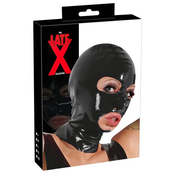 LATEX - szopóálarc (fekete)