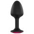 Dorcel Geisha Plug Ruby XL - pink köves anál dildó (fekete)