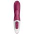 Satisfyer Hot Bunny - okos csiklókaros melegítő vibrátor (piros)