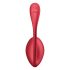 Satisfyer Shiny Petal - rádiós vibrációs tojás (piros)