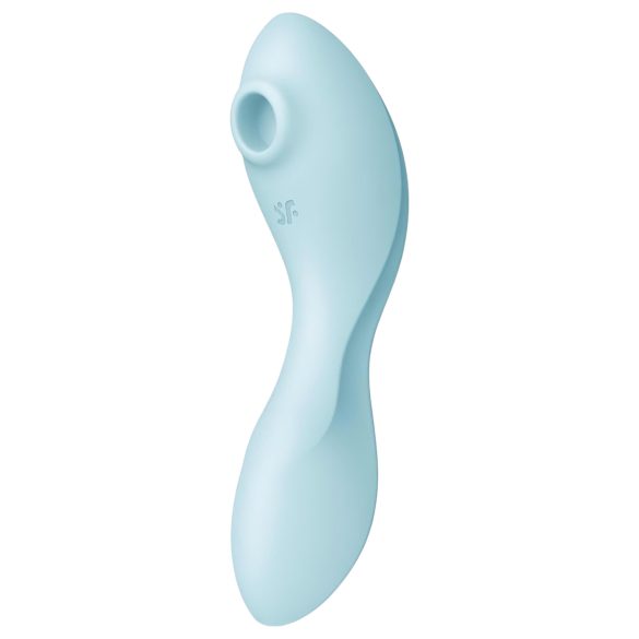 Satisfyer Curvy Trinity 5+ - okos léghullámos 2in1 vibrátor (kék)