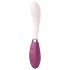 Satisfyer G-Spot Flex 3 - akkus G-pont vibrátor (pink-bordó)