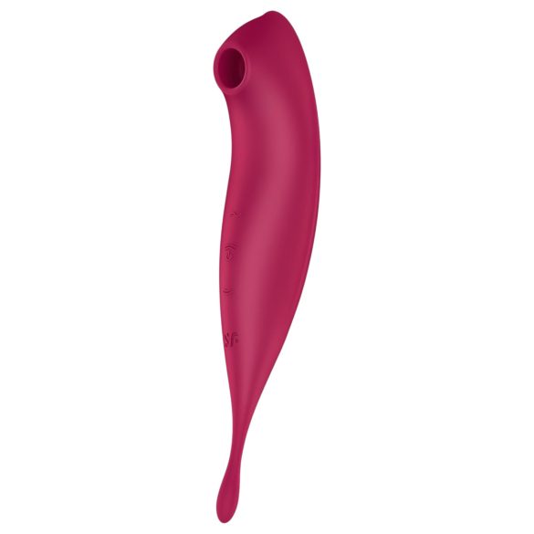 Satisfyer Twirling Pro - okos 2in1 csiklóvibrátor (piros)