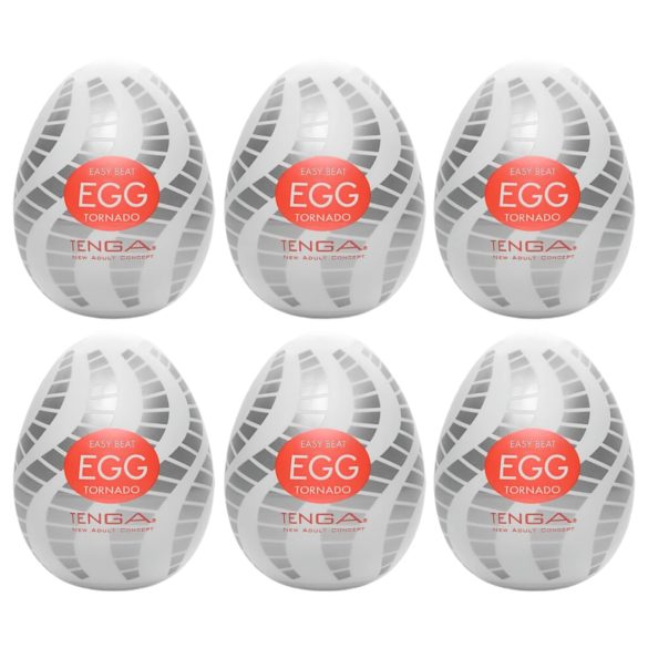 TENGA Egg Tornado - maszturbációs tojás (6db)