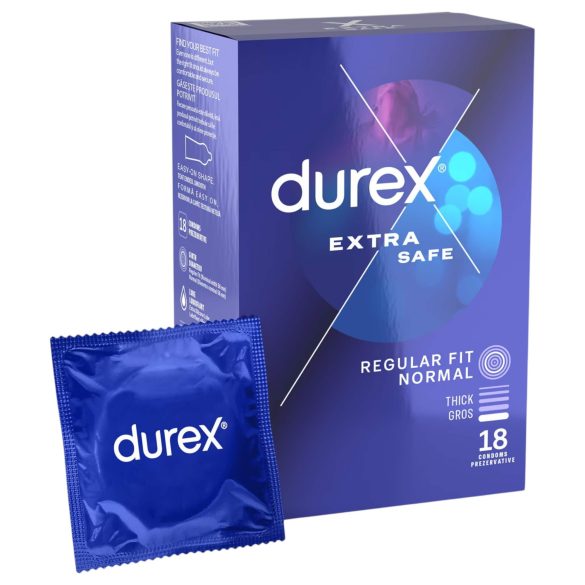 Durex Extra Safe - biztonságos óvszer (18db)