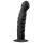 Easytoys Ribbed - tapadótalpas anál dildó (14cm) - fekete