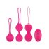 Easytoys LoveBalls - vibrációs gésagolyó szett - 3 részes (pink)