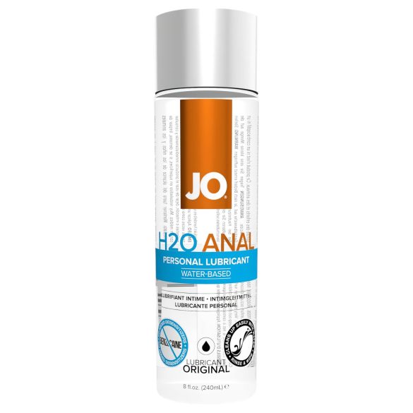 JO H2O Anal Original - vízbázisú anál síkosító (240ml)