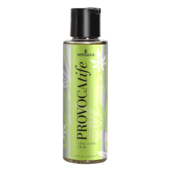 Sensuva Provocatife Hemp - feromonos masszázsolaj (120ml)