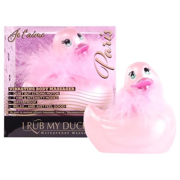 My Duckie Paris 2.0 - játékos kacsa vízálló csiklóvibrátor (pink)