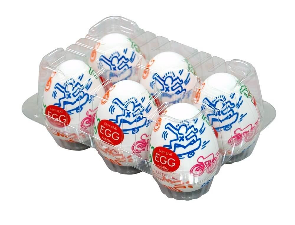 TENGA Egg Street Keith Haring - maszturbációs tojás (6db)