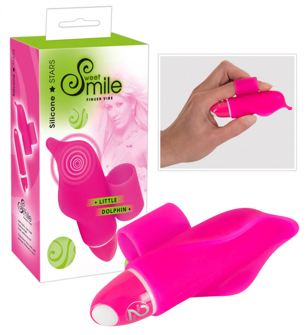 SMILE Little Dolphin - ujj vibrátor (pink)