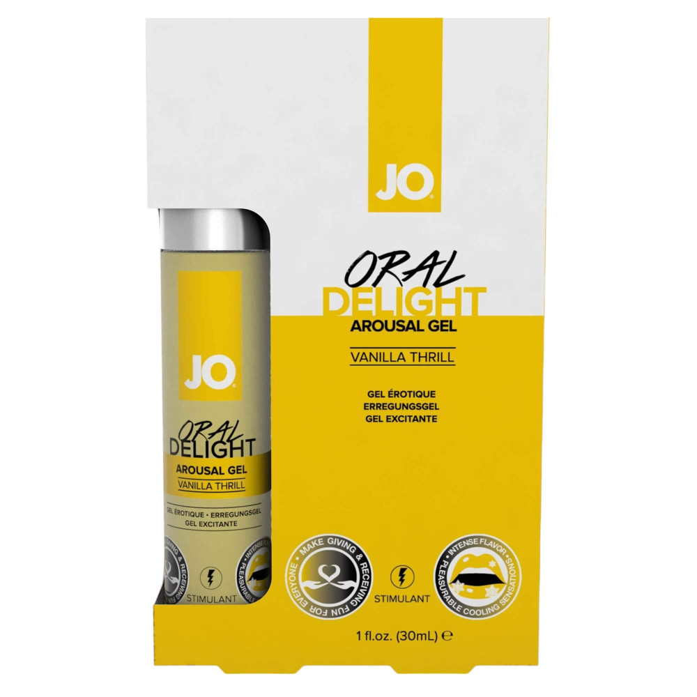 System JO Oral Delight - hűsítő, ehető síkosító - vanília (30ml)